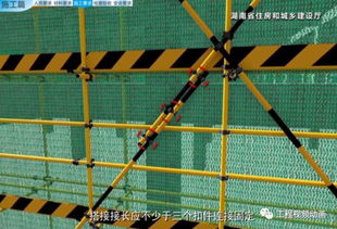 悬挑脚手架搭设安全标准化做法演示（3D精品动画解说）